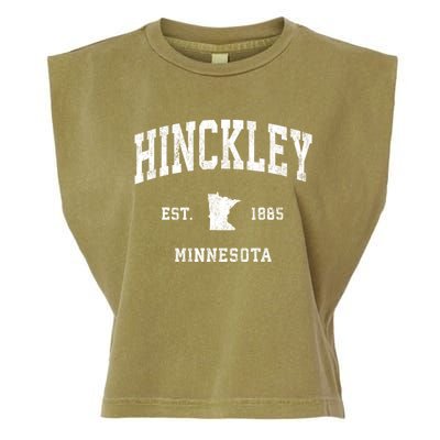 Hinckley Minnesota Mn Vintage Athletic Sports Garment-Dyed Women's Muscle Tee