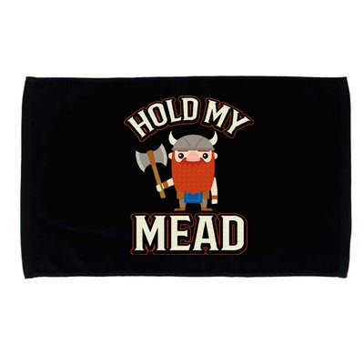 Hold My Mead Cute Viking Norse Scandinavia Valhalla Gift  Microfiber Hand Towel