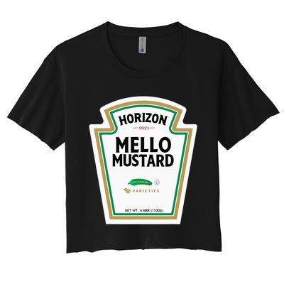 Horizon MELLO MUSTARD Women's Crop Top Tee