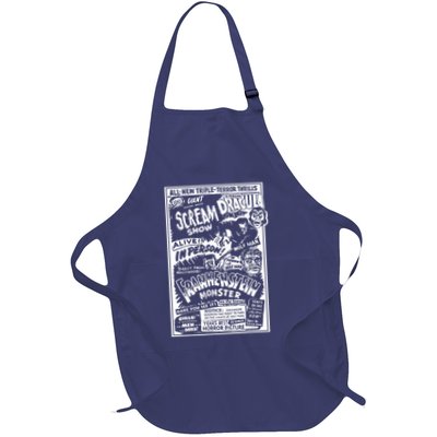 Horror Movie Monsters Mummy Wolfman Dracula Frankenstein Apron