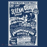 Horror Movie Monsters Mummy Wolfman Dracula Frankenstein Tank Top