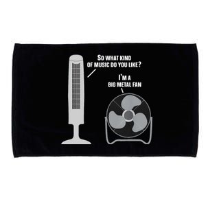 Heavy Metal Music Fan Big Metal Fan Funny Metalhead Rock Pun Microfiber Hand Towel