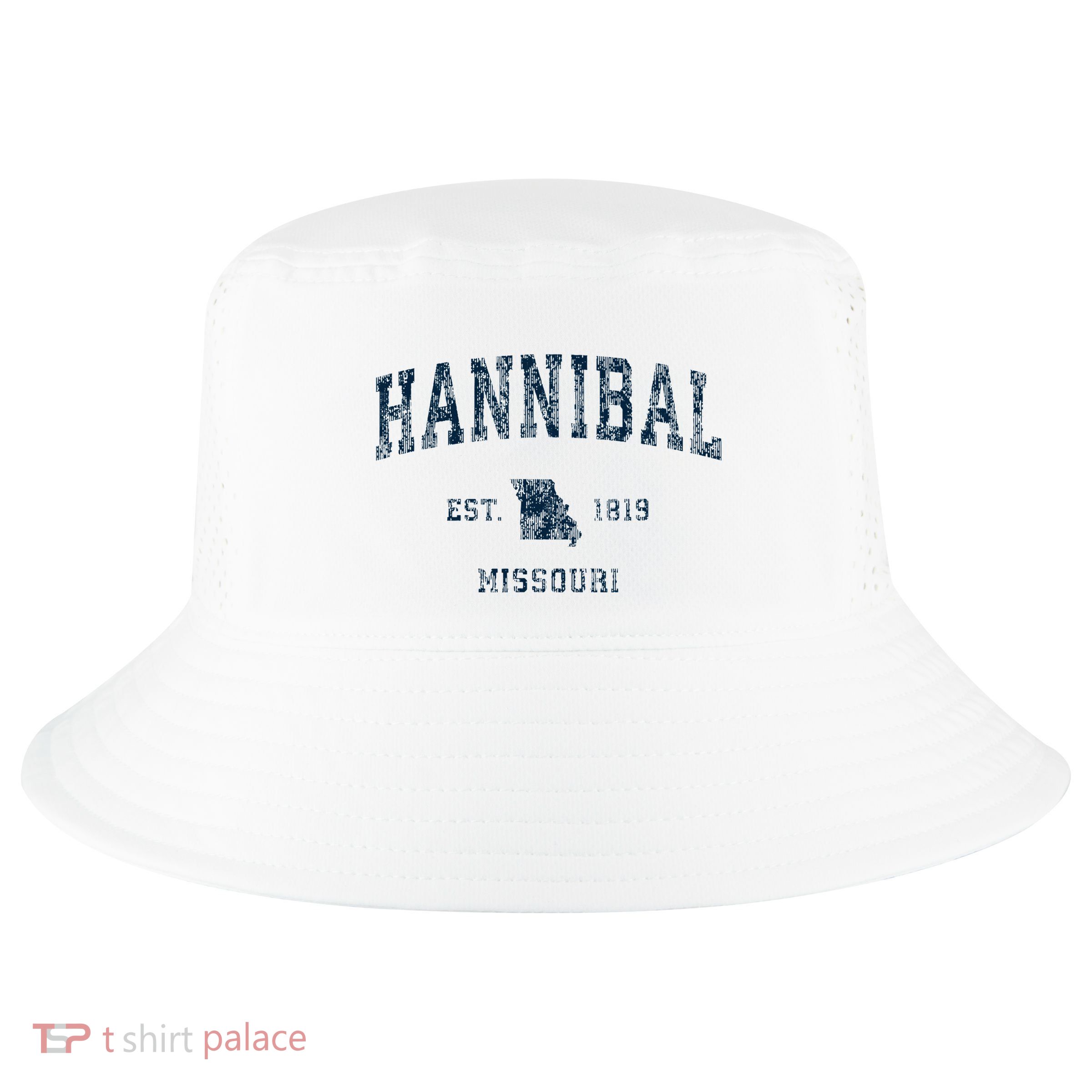 Hannibal Missouri Mo Vintage Sports Design Cool Comfort Performance Bucket Hat
