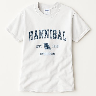 Hannibal Missouri Mo Vintage Sports Design Tall T-Shirt