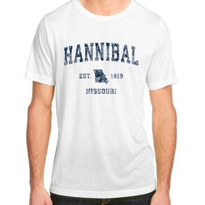 Hannibal Missouri Mo Vintage Sports Design Adult ChromaSoft Performance T-Shirt