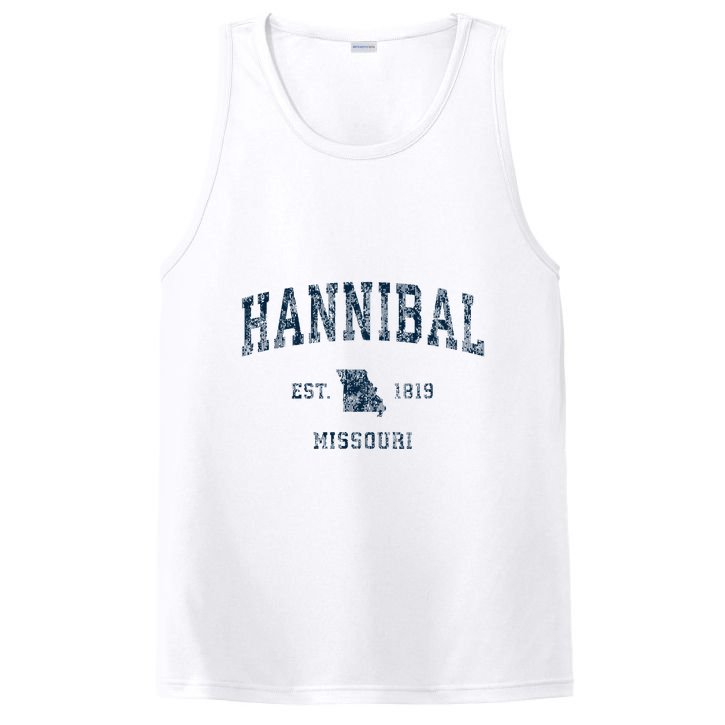 Hannibal Missouri Mo Vintage Sports Design PosiCharge Competitor Tank