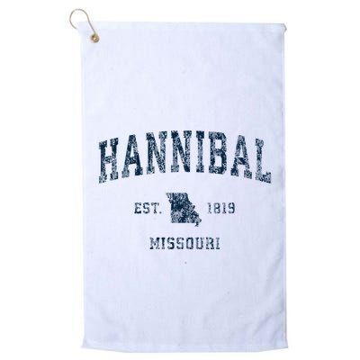 Hannibal Missouri Mo Vintage Sports Design Golf Towel