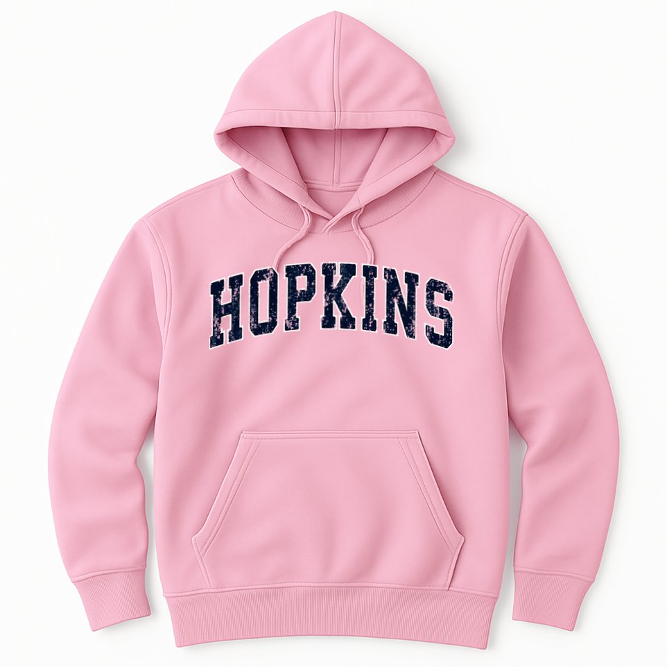 H.O.P.K.I.N.S Minnesota Mn Vintage Sports Design N.A.V.Y Hoodie