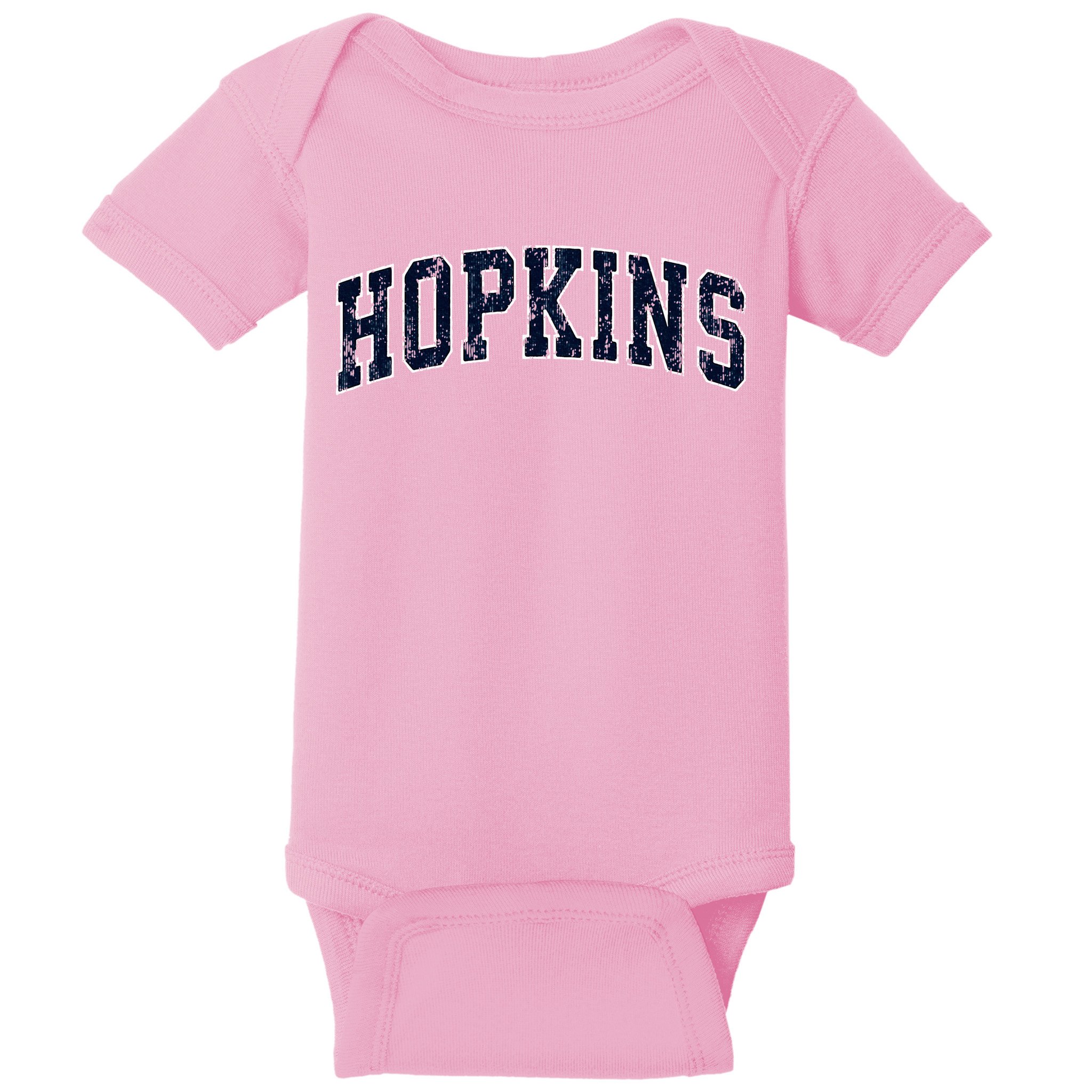 H.O.P.K.I.N.S Minnesota Mn Vintage Sports Design N.A.V.Y Baby Bodysuit