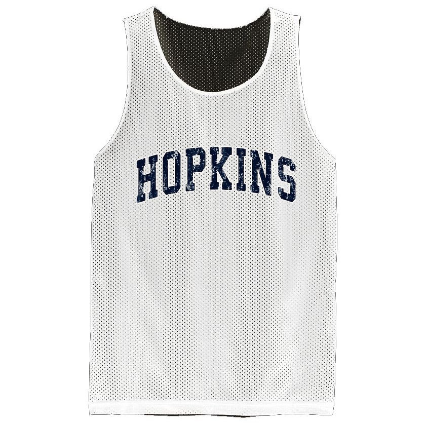 H.O.P.K.I.N.S Minnesota Mn Vintage Sports Design N.A.V.Y Mesh Reversible Basketball Jersey Tank