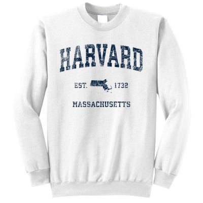 H.A.R.V.A.R.D Massachusetts Ma Vintage Sports Design Sweatshirt