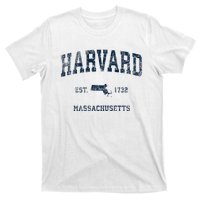 H.A.R.V.A.R.D Massachusetts Ma Vintage Sports Design T-Shirt