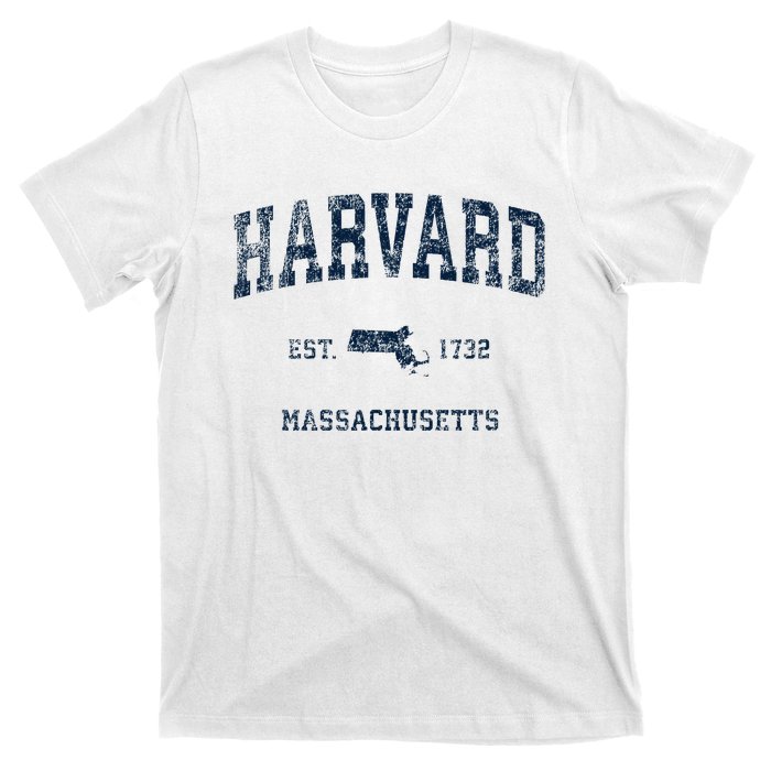 H.A.R.V.A.R.D Massachusetts Ma Vintage Sports Design T-Shirt