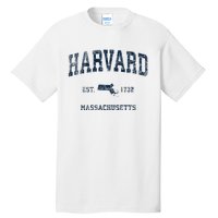 H.A.R.V.A.R.D Massachusetts Ma Vintage Sports Design Tall T-Shirt