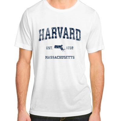 H.A.R.V.A.R.D Massachusetts Ma Vintage Sports Design Adult ChromaSoft Performance T-Shirt