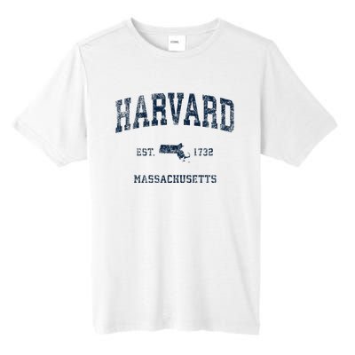 H.A.R.V.A.R.D Massachusetts Ma Vintage Sports Design Tall Fusion ChromaSoft Performance T-Shirt