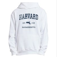 H.A.R.V.A.R.D Massachusetts Ma Vintage Sports Design Urban Pullover Hoodie