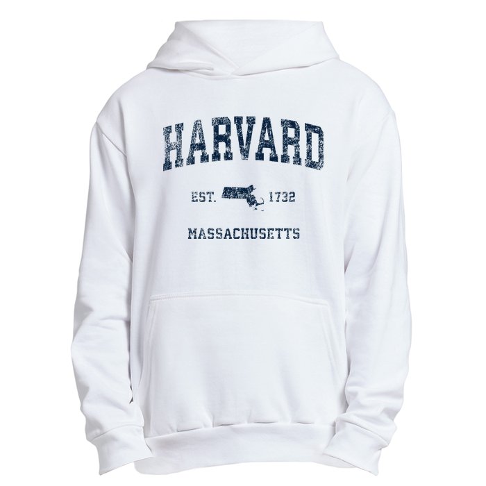 H.A.R.V.A.R.D Massachusetts Ma Vintage Sports Design Urban Pullover Hoodie