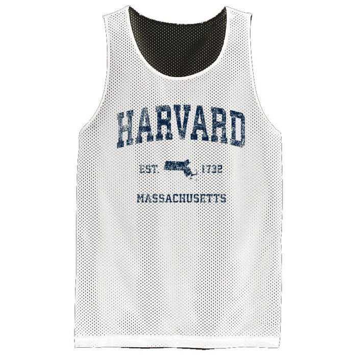 H.A.R.V.A.R.D Massachusetts Ma Vintage Sports Design Mesh Reversible Basketball Jersey Tank