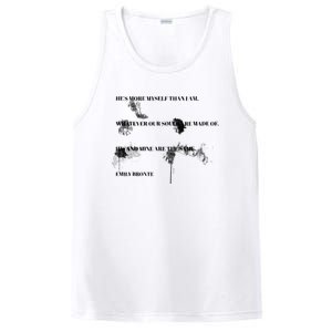 He More Myself Than I Am Bronte Wuthering Heights Quote Love PosiCharge Competitor Tank