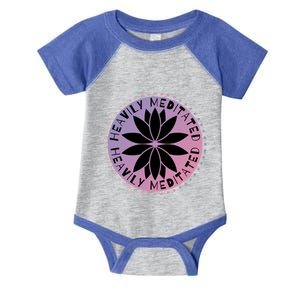 Heavily Meditated Meditation Mindfulness Statet Gift Infant Baby Jersey Bodysuit