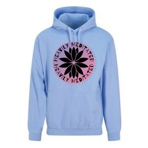 Heavily Meditated Meditation Mindfulness Statet Gift Unisex Surf Hoodie