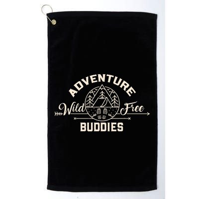 Hiking Mountains Meme Quote Adventure Buddies Golf Towel