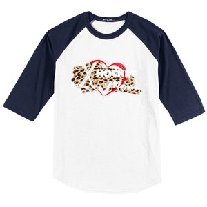 Hockey Mom MotherS Day Mama Mother Holiday Gift Baseball Sleeve Shirt