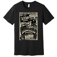 Horror Movie Monster Mummy Dracula Werewolf Frankenstein Premium T-Shirt