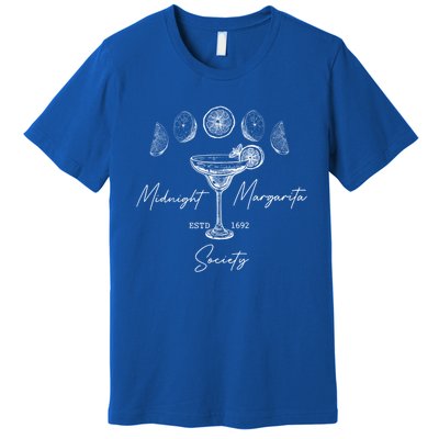 Halloween Midnight Margaritas Society Practical Magic Witch Cute Gift Premium T-Shirt