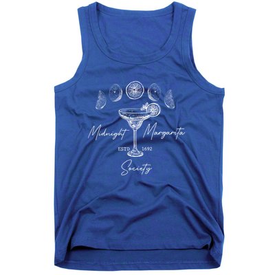 Halloween Midnight Margaritas Society Practical Magic Witch Cute Gift Tank Top