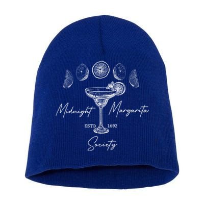 Halloween Midnight Margaritas Society Practical Magic Witch Cute Gift Short Acrylic Beanie