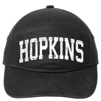 Hopkins Minnesota Mn Vintage Athletic Sports Design 7-Panel Snapback Hat