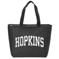 Hopkins Minnesota Mn Vintage Athletic Sports Design Zip Tote Bag