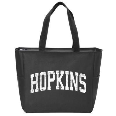 Hopkins Minnesota Mn Vintage Athletic Sports Design Zip Tote Bag