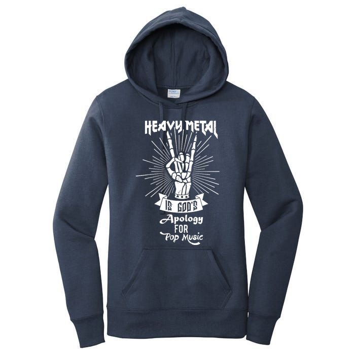 Heavy Metal Music Is Gods Apology Women's Pullover Hoodie