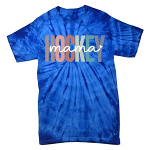 Hockey Mom Mama Gift Tie-Dye T-Shirt