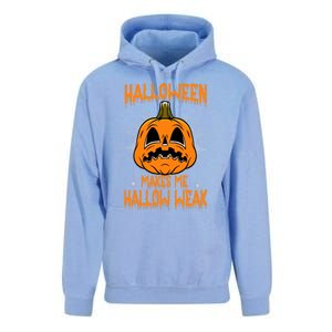 Halloween Makes Me Hallo Weak Funny Pumpkin Unisex Surf Hoodie