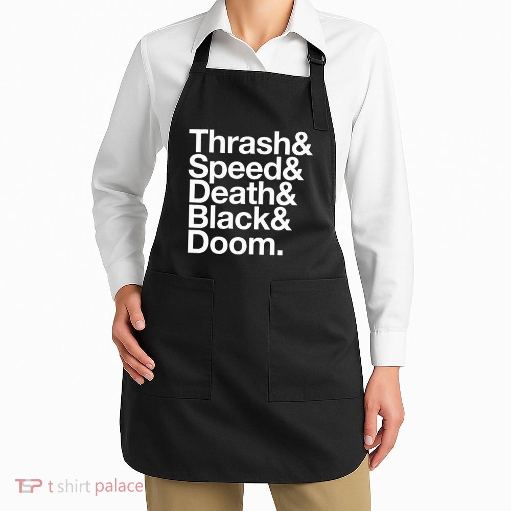Heavy Metal Music Fan List Thrash Speed Doom Death Black Apron