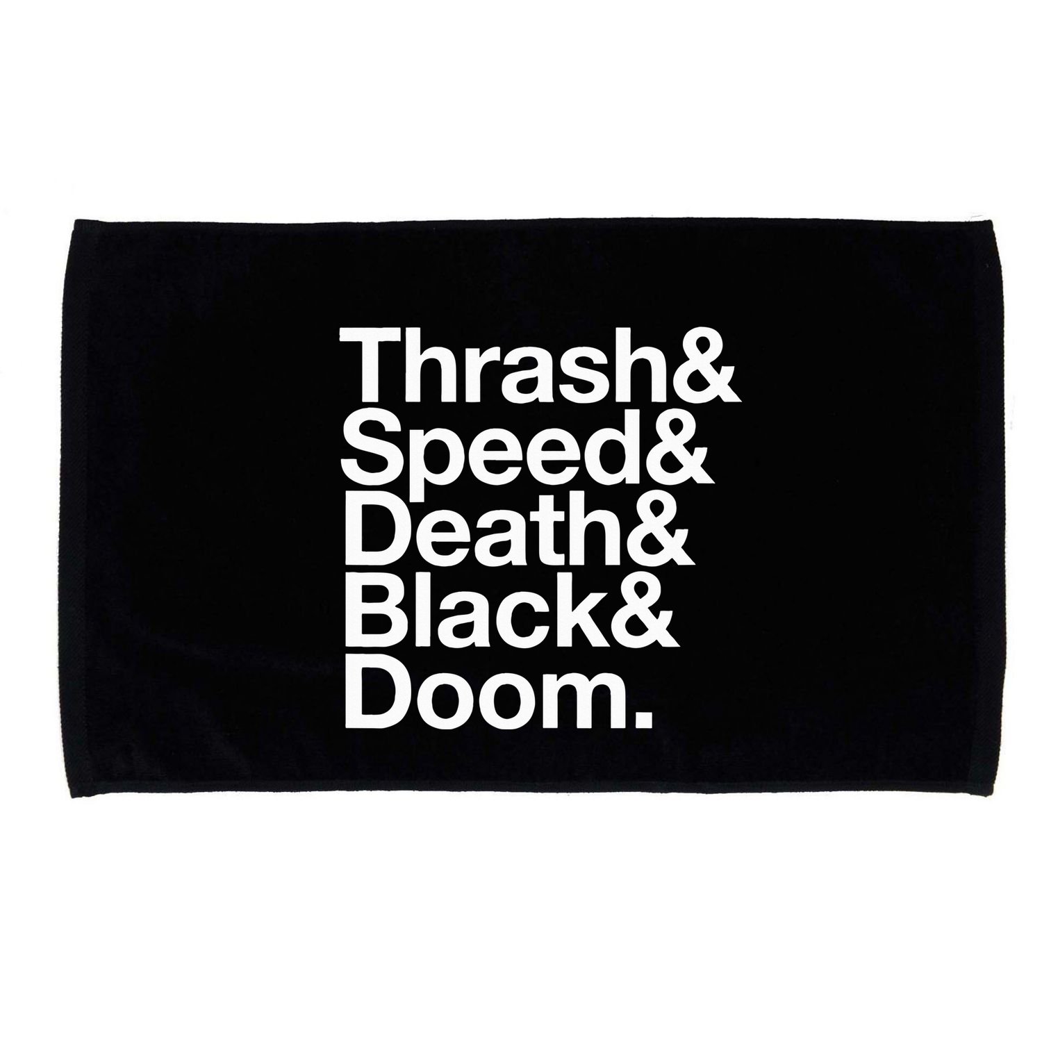 Heavy Metal Music Fan List Thrash Speed Doom Death Black Microfiber Hand Towel
