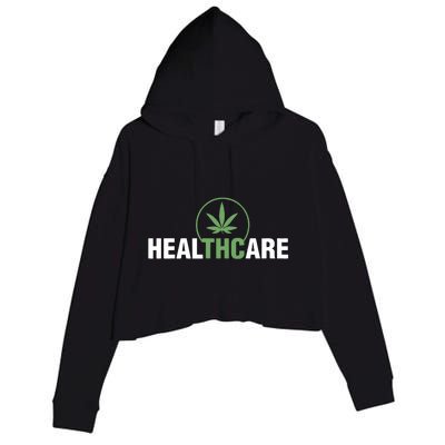 Healthcare Medical Marijuana Weed Leaf Funny Happy 420 Day Crop Fleece Hoodie