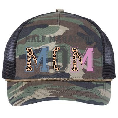 Half Marathon Mom Running Mom Funny Marathoner Runner Mom Gift Retro Rope Trucker Hat Cap