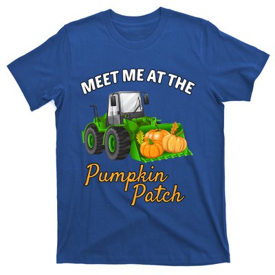 Halloween Meet Me At The Pumpkin Patch Tractor Pumpkins Gift T-Shirt