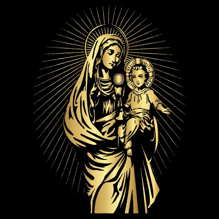 Holy Mother Mary Mother of Jesus Vintage Catholic Bag
