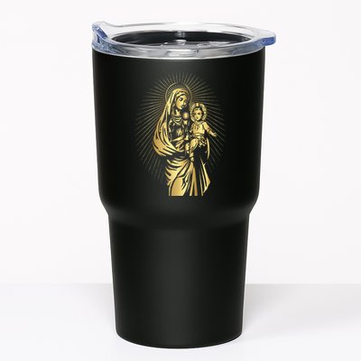 Holy Mother Mary Mother of Jesus Vintage Catholic Tumbler