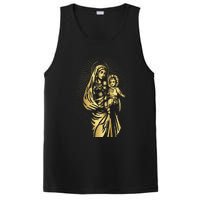 Holy Mother Mary Mother of Jesus Vintage Catholic PosiCharge Competitor Tank