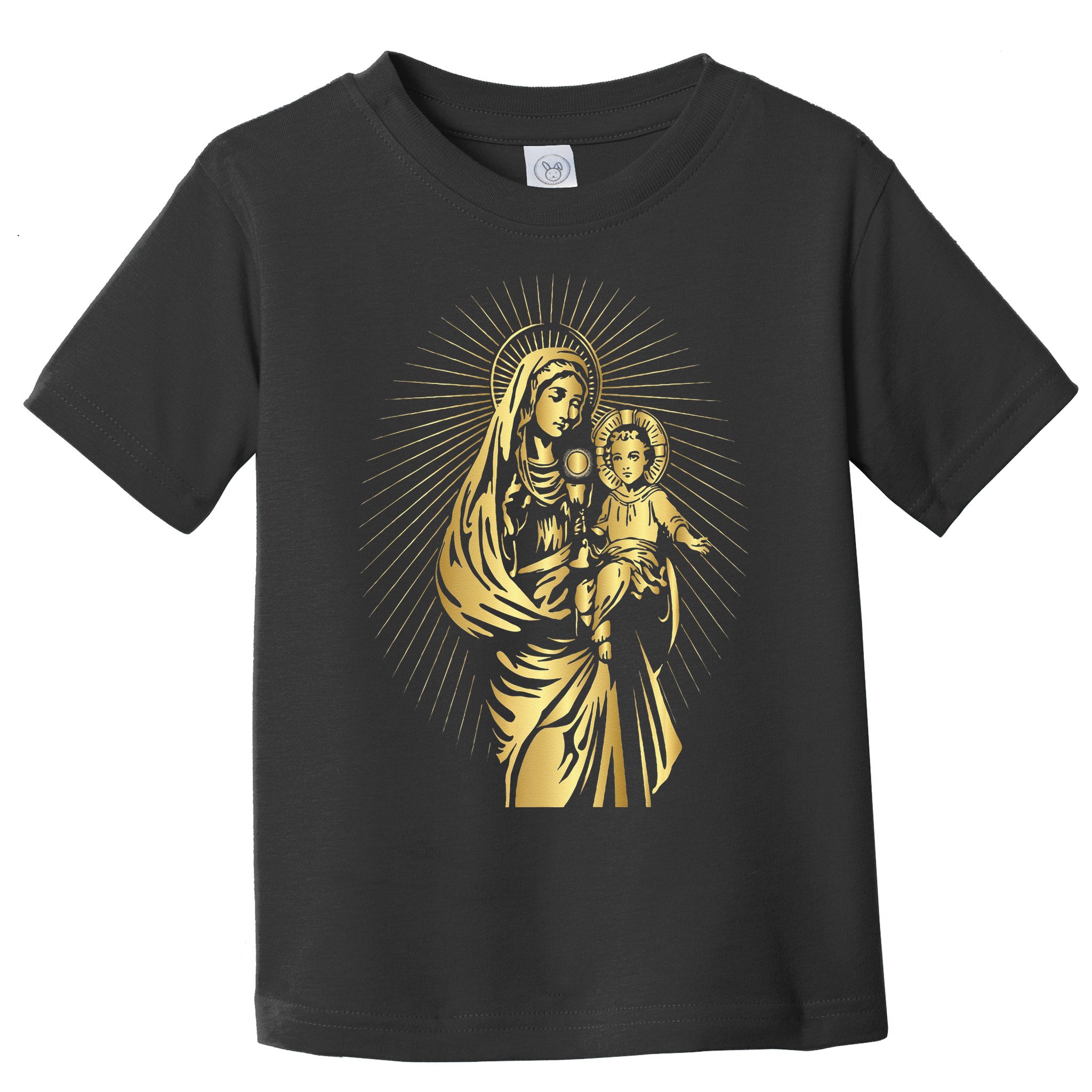 Holy Mother Mary Mother of Jesus Vintage Catholic Toddler T-Shirt