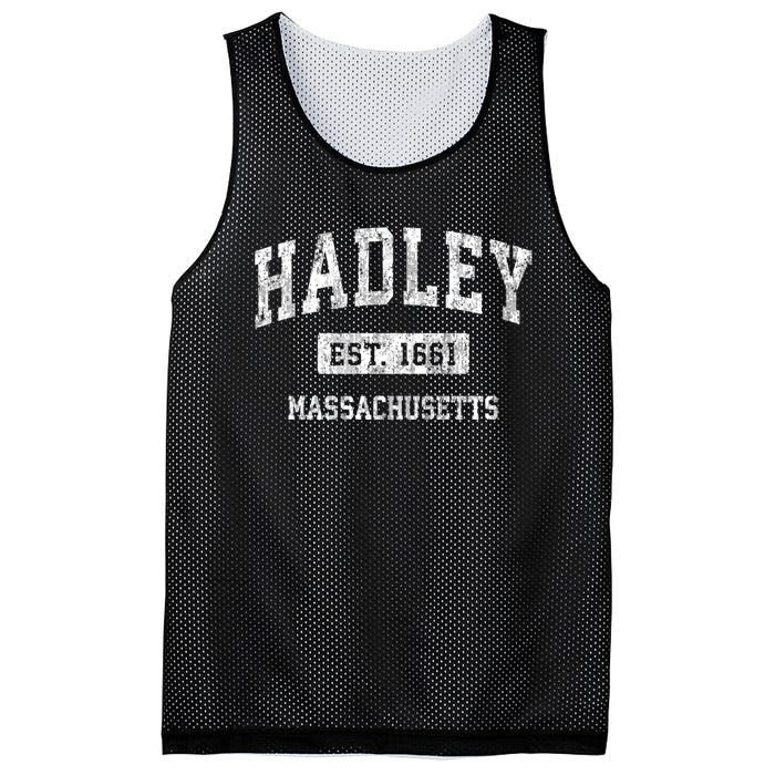 Hadley Massachusetts Ma Vintage Sports Mesh Reversible Basketball Jersey Tank