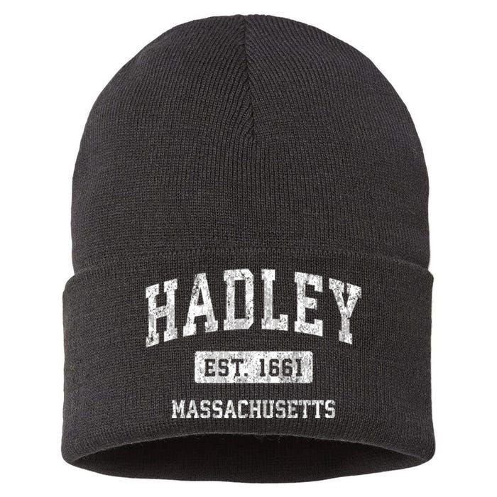 Hadley Massachusetts Ma Vintage Sports Sustainable Knit Beanie