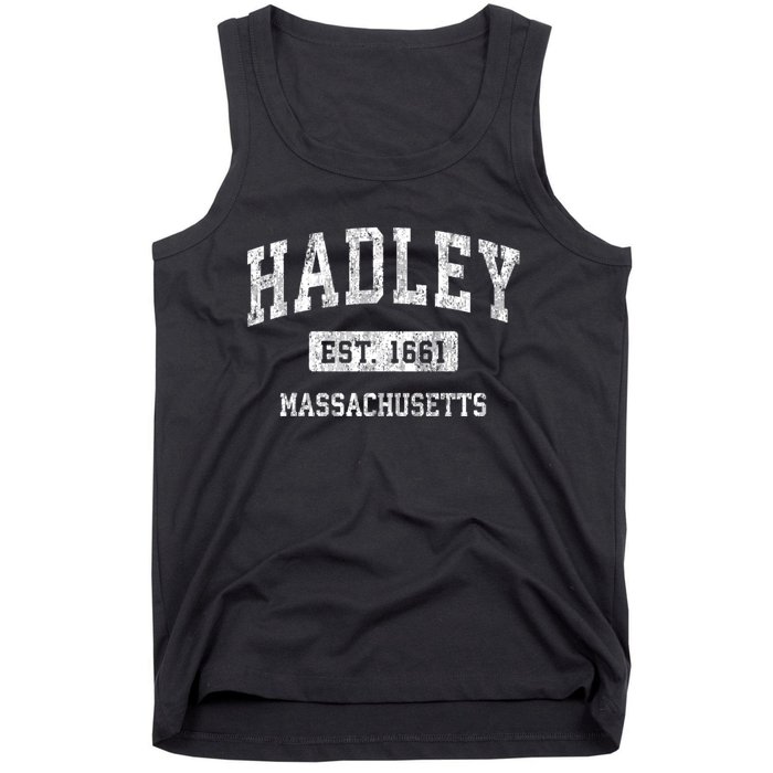 Hadley Massachusetts Ma Vintage Sports Tank Top